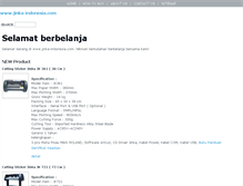 Tablet Screenshot of jinka-indonesia.com